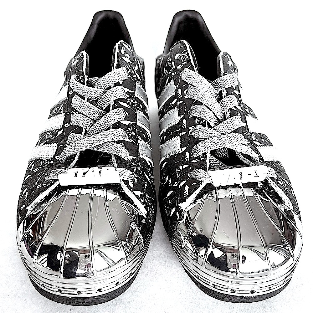 CUSTOM BUILT Adidas x STAR WARS Darth Vader Sneakers, M7 (or W8-8.5)